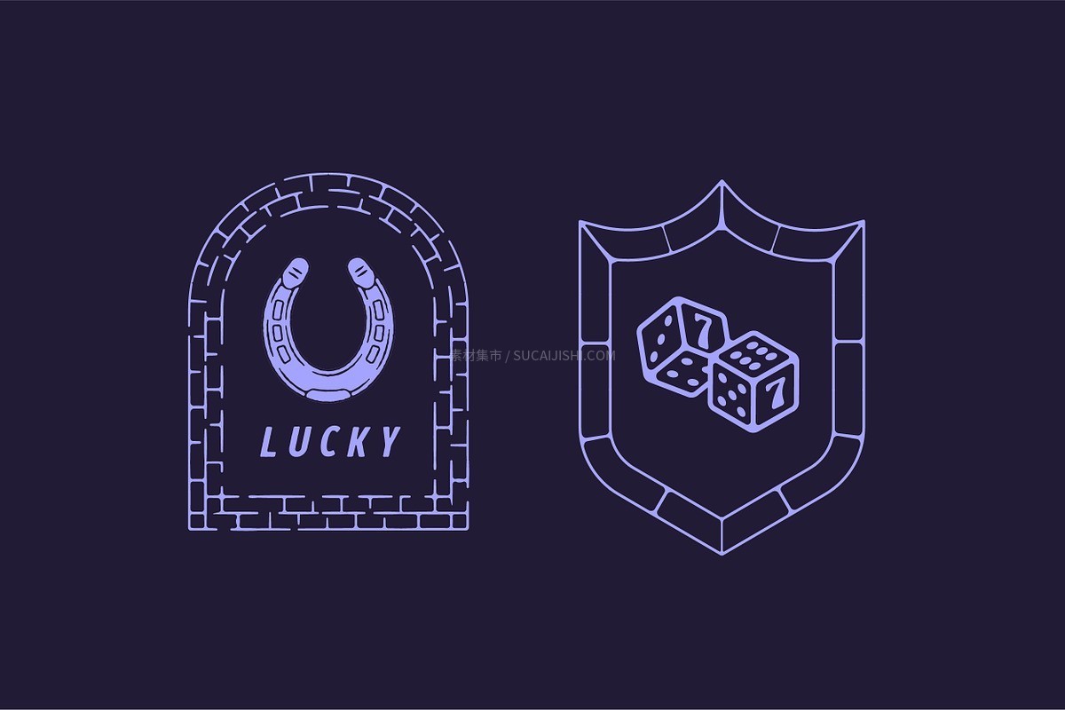 高品质Logo徽标矢量图案笔刷